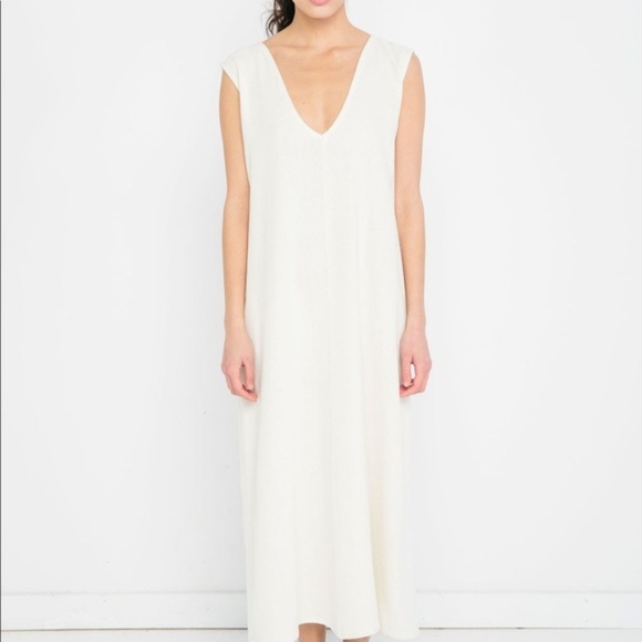 Elizabeth Suzann Dresses & Skirts - Elizabeth Suzann Marlena Midi Dress in Raw Silk XS